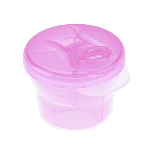 Preisvergleich Produktbild Multifunktionale drei Gitter Milch geschichteten Gitter, BPA frei,Rosa