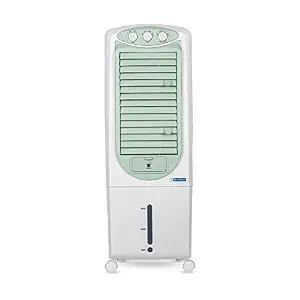 BLUE STAR Premia 27 Litres Tower Air Cooler PA27PMC with Cross Drift Technology and PM2.5 Silver Nano Purification, White