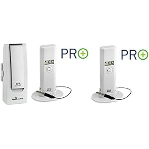 TFA-Dostmann Weatherhub 55 Koizucht Fischzucht TFA 31.4000.02.55 Aquarium Terrarium Kabel Temperatursender