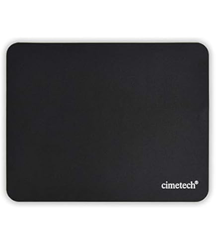 KTRIO Tappetino Per Mouse 3 Pezzi - 280x220 Mm, Superficie Liscia, Base Antiscivolo, Nero - Foto 9