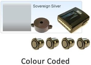 4 Sensor Parking Kit 19mm Colour Coded to Vauxhall Sovereign Silver