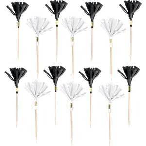 Preisvergleich Produktbild amscan 401004 schwarz Buffet Papier Fan Picks