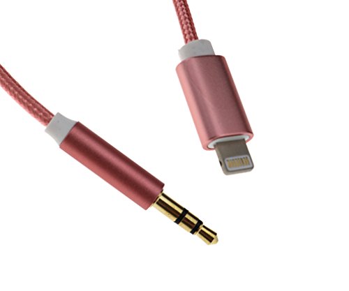 UK Jack Male Audio AUX Lead Cable Lightning to 3.5mm for iPhone 6 6S 7 7 Plus