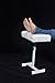 Hug Flight White Both Leg Foot Pedicure Manicure Nail Tattoo Rest Stool Station Adjustable