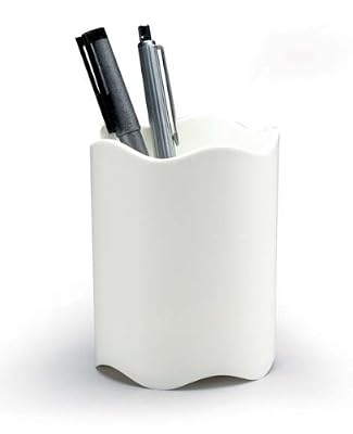 Durable Trend Pot à crayons Plastique Blanc