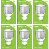 8722 LED 3W Opaque Spot L1/GU10 Cap (2886, 2842, 2884 &amp; 2318 Replacement) *6 Pack Bundle*