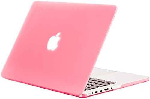mCoque matte hard case for Macbook Pro 13" with Retina Display ( Model A1502 / A1425 without DVD player) - Baby Pink (With a FREE European version transparent keyboard skin)