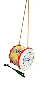 JOY STORIES Musical Drum Set, Punjabi Dhol, Music Play Toy Musical Instrument for Kids Toddlers Baby Girl and Boys (Prints & Color May Vary)