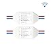 Produktbild Wifi-Schalter smart-Schalter, Phifree 2-Pack wlan Schalter smart Switch intelligenter Schalter smart Home Switch mit Timer DIY Funkschalter,kompatibel mit Alexa, Google Home und IFTTT