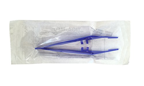 Pinzetten Pinzette Einmal- steril sterile Pinzetten Einmalpinzetten blau 100 Stück Original Tiga-Med Qualität - 2