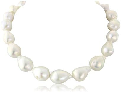 Large 'Fireball' Pearl Necklace - 18"