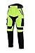 Produktbild Texpeed - Herren Motorradhose mit CE-Protektoren - wasserdicht - Schwarz & Neongelb - Textil - Alle Größen