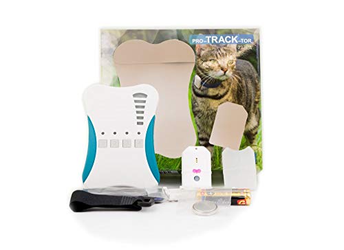 Rastreador de Mascotas Mini Girafus® Pro-Track-Tor Localizador con Ondas de Radio Anti-Pérdida Gato, Perro - 1 transmisor + Cargador Incluido