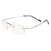 Royal Son Rimless Rectangular Spectacle Frame For Men And Women (RS02100ER|50|Transparent) RS.399.00