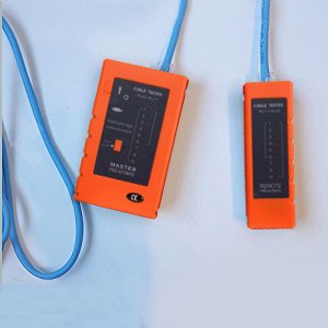 Aimtech® Kabeltester 3 in 1 Crimp Crimper +100 RJ45 RJ11 CAT5 CAT5e Verbindungsstück -Stecker Abisolierzange Network Tool Set - 7