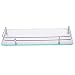 Klaxon G0040IT0035 Glass Bathroom Front Shelf (Glossy, Chrome Finish) RS.565.00