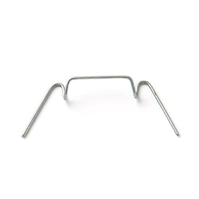 Bulk Hardware BH00058 Paquet de 75 Clips de vitrage Type W