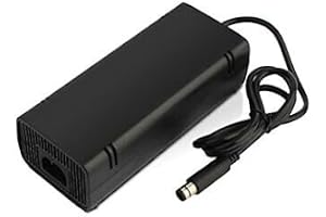 New World Xbox 360 E Power Supply Adapter 200V-240V Charger Brick Compatible for Xbox 360 E Model