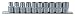 Produktbild KS Tools 917.0635 1/2 CLASSIC Sechskant-Stecknuss-Satz,10-tlg. 10-19mm
