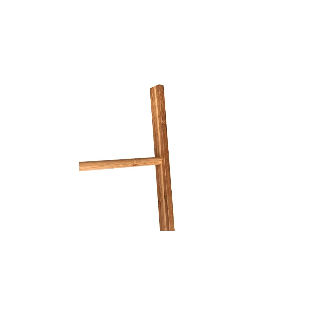 Butlers Big Bamboo Dekoleiter mit 6 Ebenen, 180 x 48 cm - Holz-Leiter