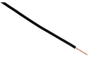 Zenitech - Cable de Alimentación Eléctrica H07V-U 2,5mm² - Negro - 5m - Conductor Monohilo Aislante PVC - Tensión Hasta 700V - Para Instalaciones Residenciales y Pequeño Terciario Interior