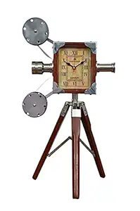 Earth Instruments Antique Looks Old Time Retro Photography Wooden,Stand Camera Home & Decor