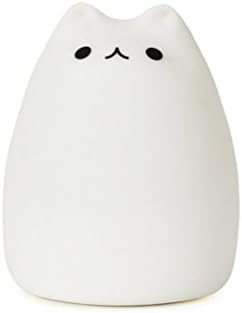 IPUIS Cute Chat Night Color LED Night Light / Nightstand Touch Sensor Tactile Ambient Lighting Light Variable Warm White &amp; 7 Color Change Silicone USB Rechargeable Home / Living Room / Children / Baby / Sleeping / Valentines / Christmas / Wedding / Anniversary / Exterior and Interior