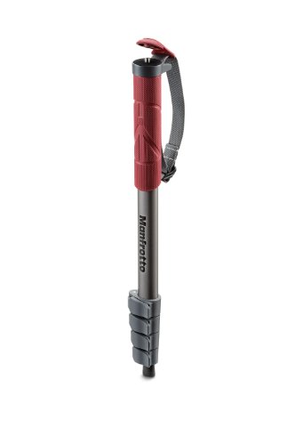 Manfrotto MMCOMPACT-RD Compact Monopod (Tragbarkeit: 1,5Kg) rot Manfrotto MMCOMPACT-RD Compact Monopod (Tragbarkeit: 1,5Kg) rot