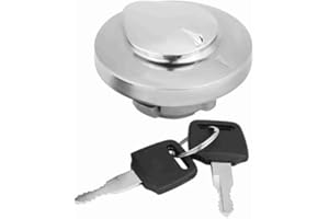 MADEZZ Motorcycle Fuel Gas Tank Cap Motorcycle Fuel Gas Tank Cap Cover Petrol Cap Replacement with 2 Keys for Shadow Spirit VT750 DC C2 VLX VT600