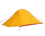 ✔️【 Hochwertiges Material】（1） 20D 360T PU8000mm Wasserdichtes Nylon mit versiegelten wasserdichten Nähten und B3 hoher Dichte No-see-um atmungsaktives Mesh; （2) Doppelnähnahtband; （3) Aluminiumstangen