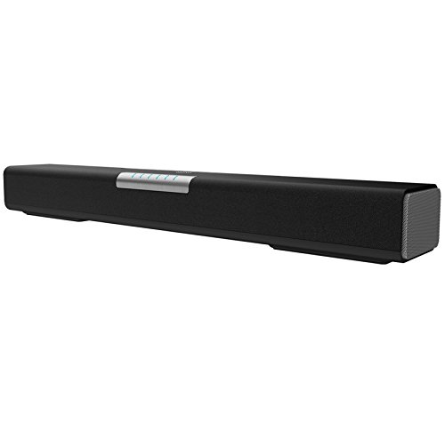 AZATOM Stealth Bar AZHD1 Is The Ultimate Soundbar And HiFi Speaker. 3 X HDMI Inputs Including 1.4 ARC 2.0 Compatible - Optical - Airplay - WiFi - Bluetooth - Dolby Digital Surround - 150 Watts - 2 Built-In Subwoofers. Azatom Multiroom App Supported - Stream Music Wirelessly - Including Apple Music, Spotify And Deezer. Table Or Wall-Mounted. 4K 3D TV Ready - British Design And Engineering. (Certified Refurbished)