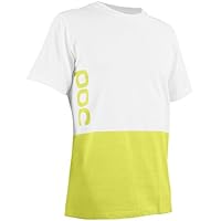POC 2 Color Print Tee CAMISETA, Unisex adulto, Hexane Yellow/Hydrogen White, SML