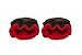 Baby Pushchair/Pram/Stroller Hand Warmer Mitts / Gloves - Black / Red