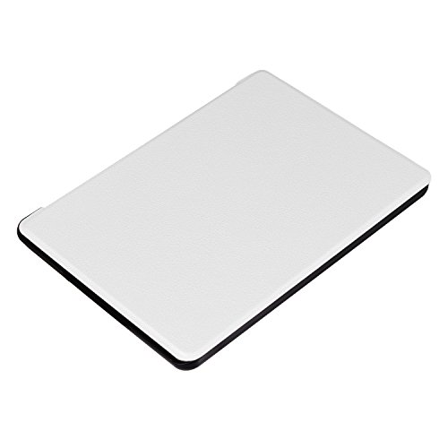 IVSO Ultra Schlank Ständer Slim Leder zubehör Schutzhülle mit Automatischem Schlaf Funktion für Neue Kindle eReader, 15,2 cm 6 Zoll (8. Generation – 2016 Modell) perfekt geeignet,Weiß - 4