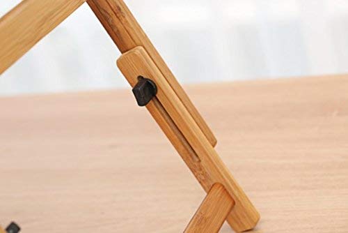 Asequible EVST portátil de bambú plegable portátil escritorio portátil
bandeja altura ajustable mesa cama mesa con cajón (70cm*35cm*30cm
without Ventilation Slots) En línea