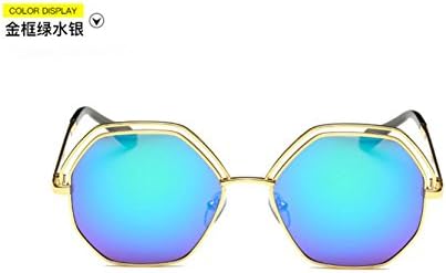 Hollow, large double circle, sunglasses, fashion, ladies, sunglasses, sunglasses
