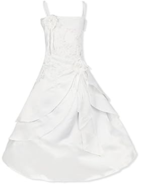 YiZYiF Kinder Mädchen Kleider Lang Brautjungfern Kleid Prinzessin Festlich Hochzeit Partykleid Blumenmädchenkleid...