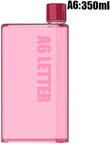 SOLEDI™ Creative Notebook Flat Water Bottle 350ml Plastic Paper Sports Travel Outdoor Drinking Water Bottle