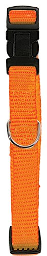 Autre Marque Collar Ajustable de Nailon Naranja Long.20/35 cm larg.10 mm para Perro/Zolux