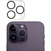 Happy Trend iPhone 14 Pro ve 14 Pro Max Uyumlu Kamera Lens Koruyucu Temperli Cam 9H Sertlik HD Şeffaf Kapağı