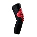 Produktbild Huwai Professionelle Kompression Crashproof Antislip Knee Shin Ärmeln Sport Basketball Kniepolster Honeycomb Knieschützer Leg Brace Sleeve, XL