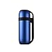 Produktbild Flachmänner 1.5L Outdoor Sports Tassen Auto Reise Wasserflasche Portable Thermos 304 Edelstahl Große Isolation Pot 48 Stunden Isolierung 304 Edelstahl Mode Form (Farbe : Blau)