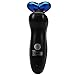 OFTEN Men's 3 in 1 Washable Rechargeable Cordless 3D Electric Rotary Shaver With Nose Trimmer and Sideburns Trimmer