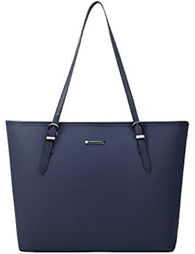 ECOSUSI Damen Shopper Schultertaschen mit Schlüsselanhänger Arbeit Handtaschen