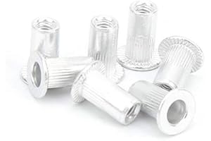 100 st/förpackning med vertikala nitmuttrar i aluminium M3 x 100 st