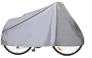 ZAxe Water Resistant Bicycle Cover for Hercules Roadeo Hercules A75 26T Cycle (Silver),polyester