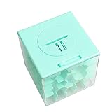 Geld-Inhaber: Nach dem Puzzle-Box gelöst und Geschenk herausgenommen wird, das Labyrinth Box als Sparbüchse dienen kann, da der Deckel einen Schlitz für Münzen und gefaltete Rechnungen hat, und das Geld Labyrinth Puzzle-Box kann immer wieder verwendet werden.