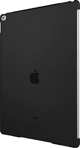 Ozaki O!Coat Wardrobe Schutzhülle für Apple 12,9″ iPad Pro (Nicht für 2. Generation aus 2017) – schwarz-transparent [Ultra dünn | Extrem leicht | Soft-Touch Beschichtung Apple Smart Keyboard & Smart Cover kompatibel] – OC150BK - 2