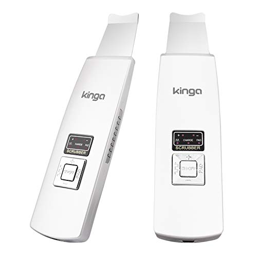 KINGA Facial Skin Ultrasonic Scrubber SPA Gentle Peel Dermabrasion Skin Rejuvenation Anti-Age Device Cordless/Chargeable by KINGA