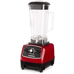Klarstein Herakles 2G-R - Mixeur sur pied pour smoothie, Blender, 1200W, sans BPA, rouge